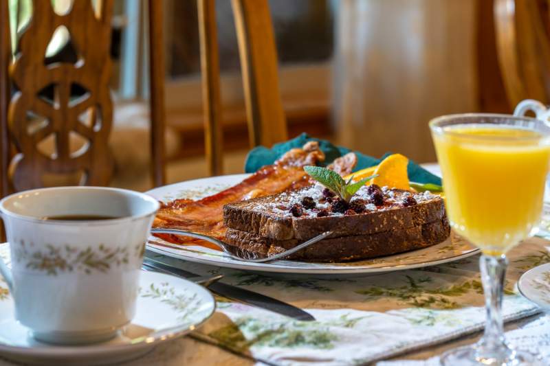 Breakfast is served Breakfast is served