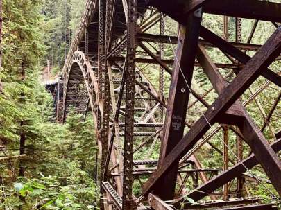 The view from under the magnificent Fairfax Bridge