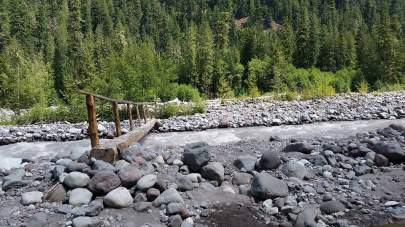 Bridge at Chenius Falls
