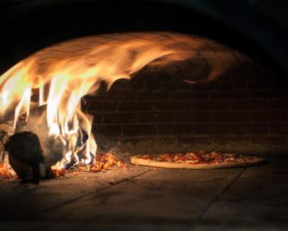 Realwood fired pizza